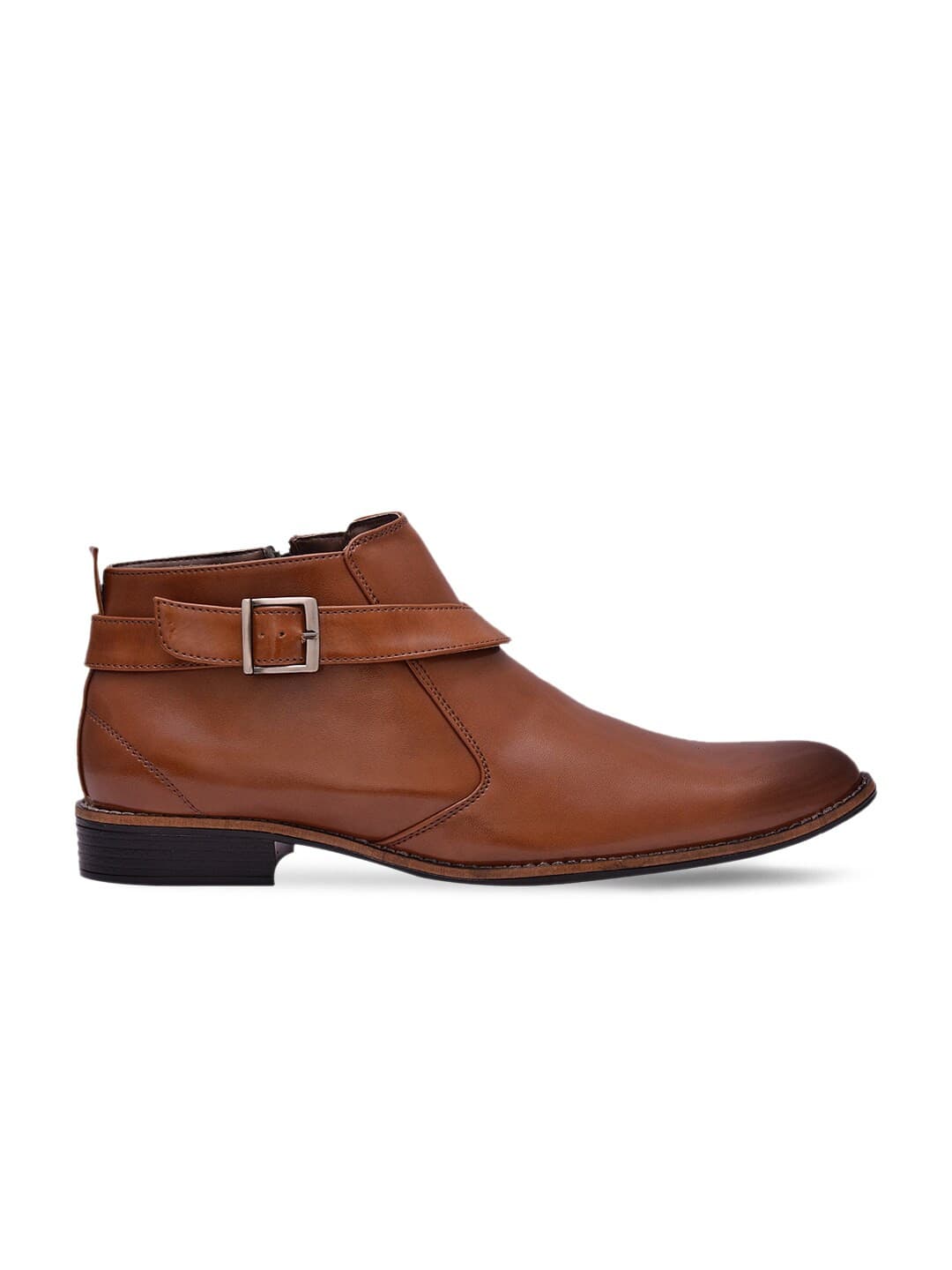 Sir Corbett Men Tan Brown Mid-Top Boots