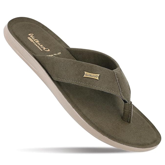 Walkaroo Men's Flat Sandals with Open Toe